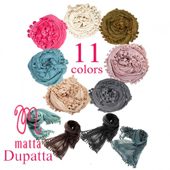 セレブ愛用のNYブランド【Matta】Dupatta マッタストールの巻き方