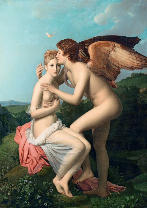 フランソワ・ジェラール 《アモルとプシュケ》、または《アモルの最初のキスを受けるプシュケ》