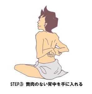 お風呂でストレッチ STEP3