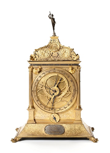 《時計》 1584年、真鍮、鋼、スコークロステル城、スウェーデン Skokloster Castle, Sweden