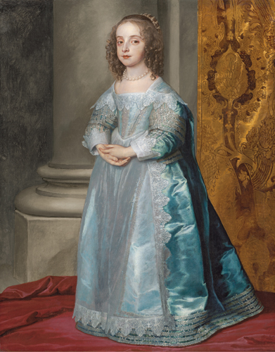 アンソニー・ヴァン・ダイク 《メアリー王女、チャールズ1世の娘》 1637年頃
