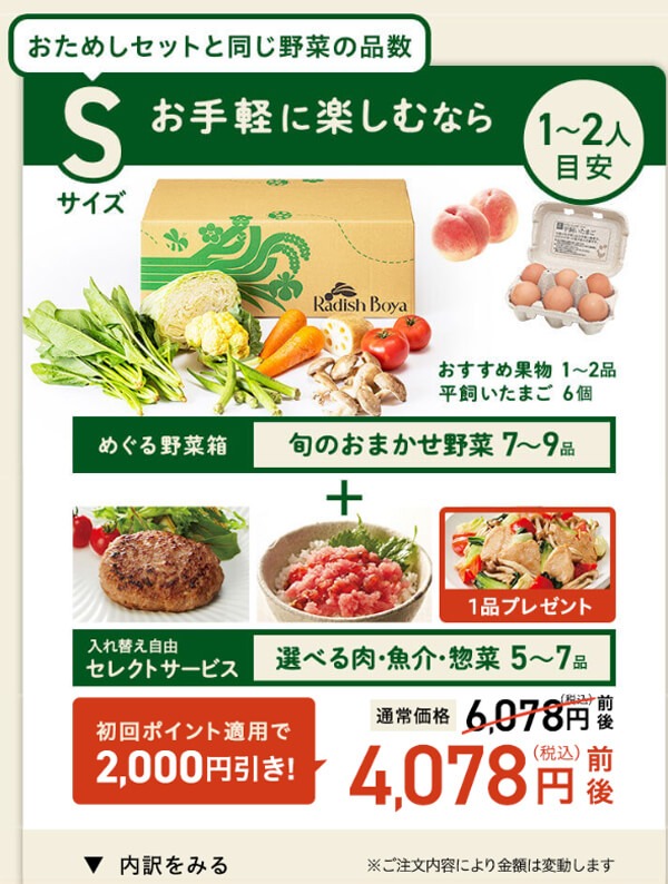 らでぃっしゅぼーや ぱれっと(定期便)