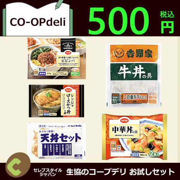 コープデリ お試し500円『家事ラクどんどんセット』