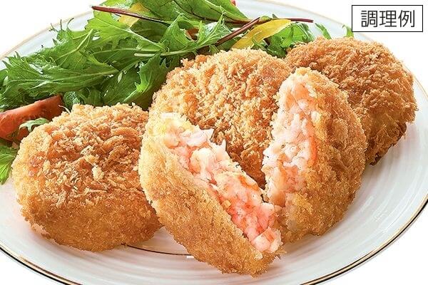 レンジで海老がぎゅっと詰まったえびかつ