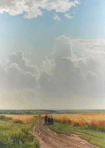 イワン・シーシキン 《正午、モスクワ郊外》 1869 年　油彩・キャンヴァス © The State Tretyakov Gallery