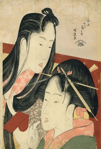 葛飾北斎「風流無くてなゝくせ」　ほおずき　大判　享和年間（1801-04）　米・個人蔵