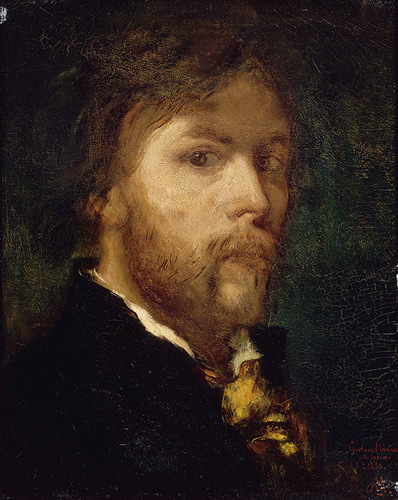 《24歳の自画像》 1850年 油彩／カンヴァス 41×32cm ギュスターヴ・モロー美術館蔵