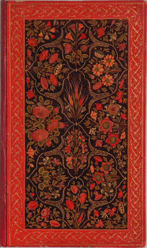 《詩集のワニス塗り表紙》 18世紀　トプカプ宮殿博物館蔵