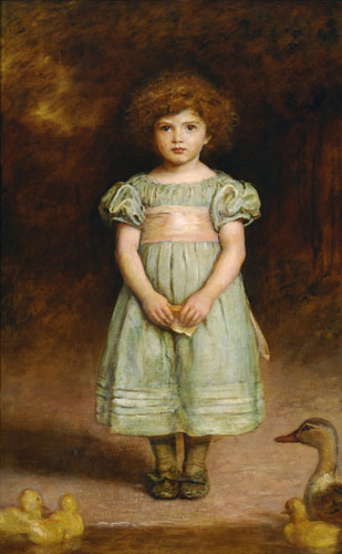 ジョン・エヴァリット・ミレイ《あひるの子》　1889年　油彩、カンヴァス　国立西洋美術館（旧松方コレクション）
