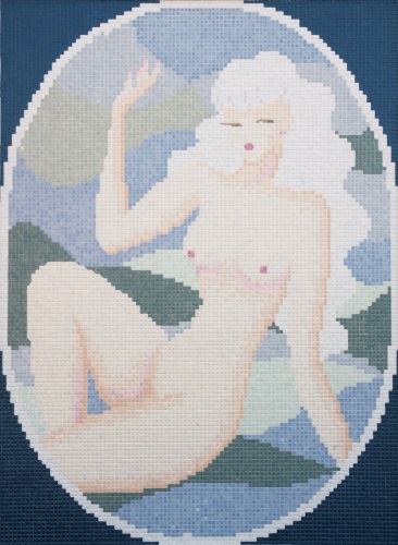 《裸婦》1952年　モザイクタイル絵　INAX ライブミュージアム（PART OF LIXIL）所蔵