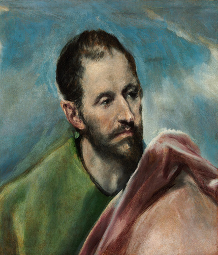 エル・グレコ 《聖小ヤコブ（男性の頭部の習作）》 1600年頃 油彩／カンヴァス