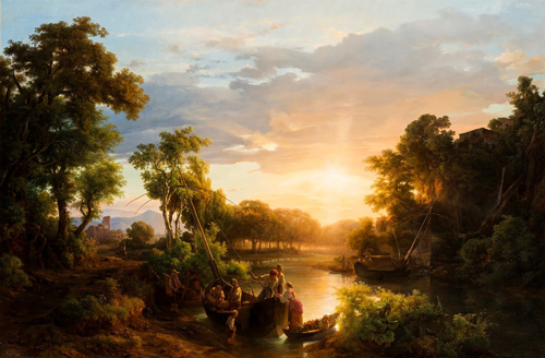 マルコー・カーロイ（父） 《漁師たち》 1851年 油彩／カンヴァス