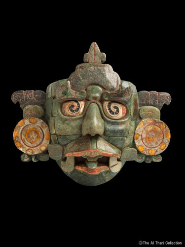 《仮面》	翡翠、貝	　グアテマラ　3～6世紀