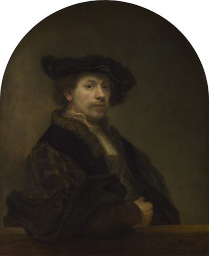 レンブラント・ハルメンスゾーン・ファン・レイン 《34歳の自画像》 1640年　油彩・カンヴァス　91×75cm