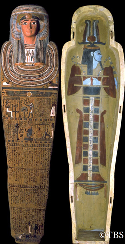 ペンジュの棺　木 エジプト　紀元前800年頃　第3中間期、第22王朝～第23王朝 レーマー・ペリツェウス博物館所蔵 ROEMER- UND PELIZAEUS-MUSEUM HILDESHEIM