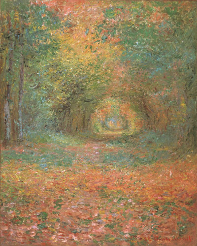 クロード・モネ《サン=ジェルマンの森の中で》1882 年