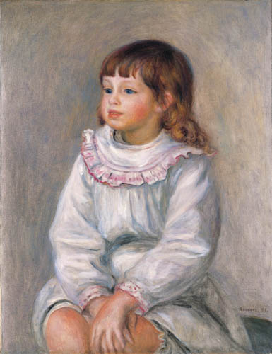 ピエール=オーギュスト・ルノワール《幼年期（ジャック・ガリマールの肖像）》1891 年