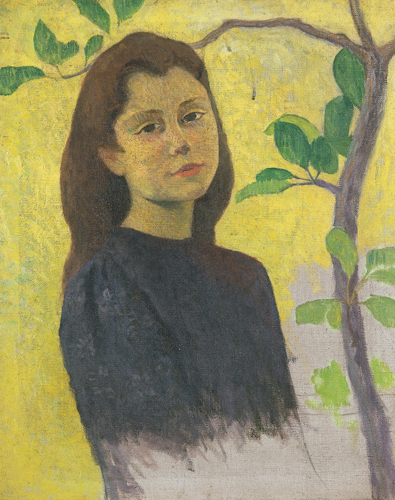 アリスティード・マイヨール《若い少女の胸像》1891年頃 油彩／カンヴァス  マイヨール美術館蔵