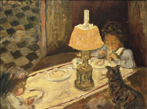 ピエール・ボナール《子どもたちの昼食》1897年頃 油彩／板 ナンシー美術館蔵