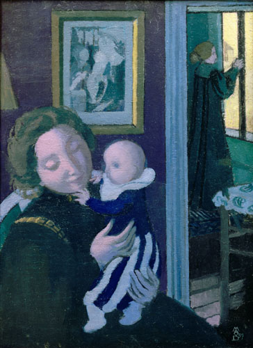 モーリス・ドニ《青いズボンの子ども》1897年 油彩／カンヴァス オルセー美術館蔵