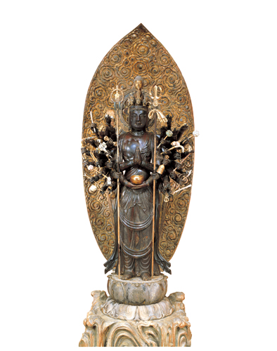 重要文化財「千手観音立像」平安時代（10 世紀） 京都・醍醐寺　（通期 展示）