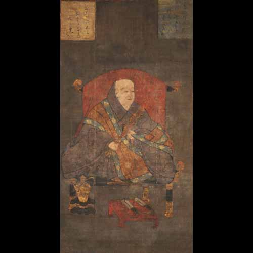 「宇多法皇像」室町時代・15世紀　京都・仁和寺蔵　展示期間：2月14日～3月11日