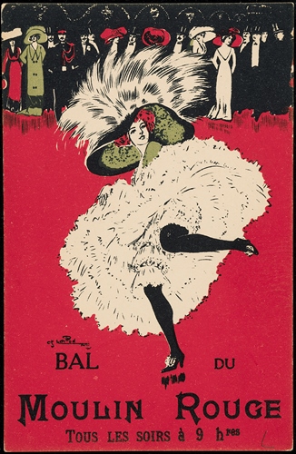 シャルル・ナイヨ《ダンスする女性シリーズ〈ムーラン・ルージュの舞踏会〉より》1905年　Collection of Leonard A. Lauder