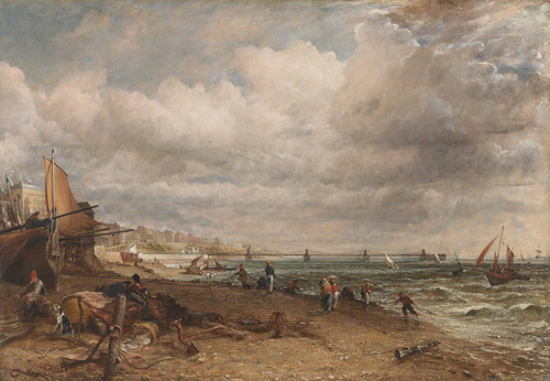 ジョン・コンスタブル《チェーン桟橋、ブライトン》1826-27年、油彩／カンヴァス、127.0×182.9cm、 テート美術館蔵 ©Tate