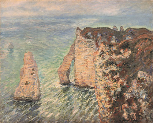クロード・モネ 《アヴァルの門》 1886年 油彩・カンヴァス 島根県立美術館