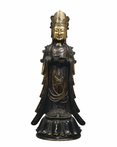 重要文化財　菩薩立像  飛鳥時代　7世紀、奈良・法隆寺蔵、奈良展、東京展ともに通期展示