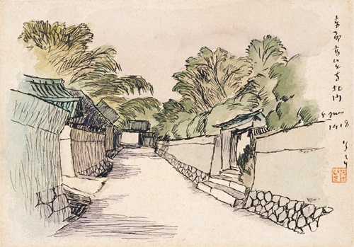 京都高台寺北門 1918年
