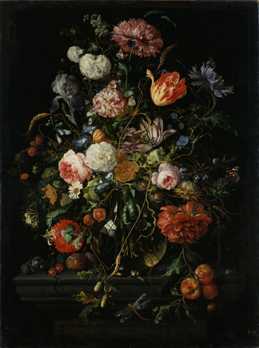 ヤン・デ・ヘーム《花瓶と果物》 1670-72年頃 ドレスデン国立古典絵画館