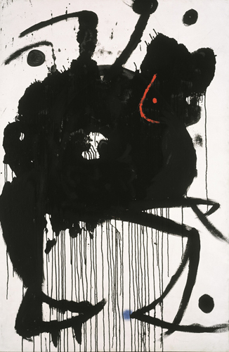ジュアン・ミロ 《絵画》 1966年 油彩・アクリル・木炭、キャンバス ピラール＆ジュアン・ミロ財団、マジョルカ