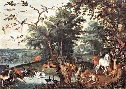 ヤン・ブリューゲル２世 《地上の楽園》 1620-1625年頃 Private Collection