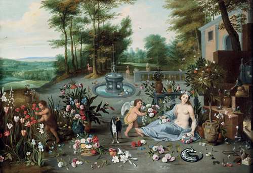 ヤン・ブリューゲル２世 《嗅覚の寓意》 1645-1650年頃 Private Collection