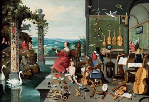 ヤン・ブリューゲル２世 《聴覚の寓意》 1645-1650年頃 Private Collection