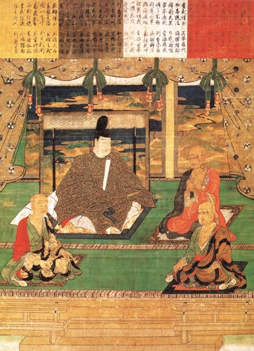 重要文化財　四聖御影（永和本）　東大寺蔵　画像提供：奈良国立博物館　撮影：佐々木香輔