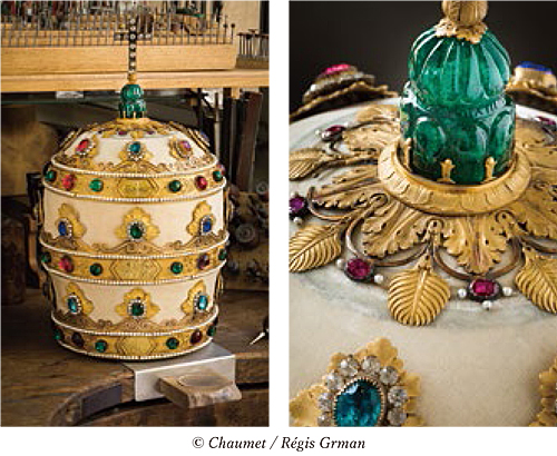 「麦の穂のティアラ」フランソワ＝ルニョー・ニト 1810-11年頃 ゴールド、シルバー、ダイヤモンド ショーメ・コレクション、パリ