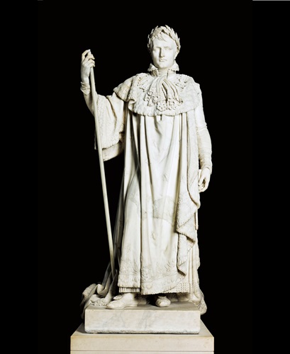 クロード・ラメ　《戴冠式の正装のナポレオン1世》　1813年　Photo © RMN-Grand Palais (musée du Louvre) / Michel Urtado /distributed by AMF-DNPartcom