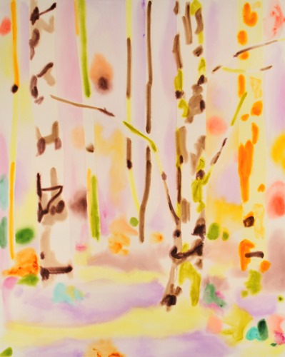 丸山直文　《puddle in the woods 5》 2010年	アクリル、綿布 227.3×181.8cm 作家蔵  ©Naofumi Maruyama, Courtesy of ShugoArts