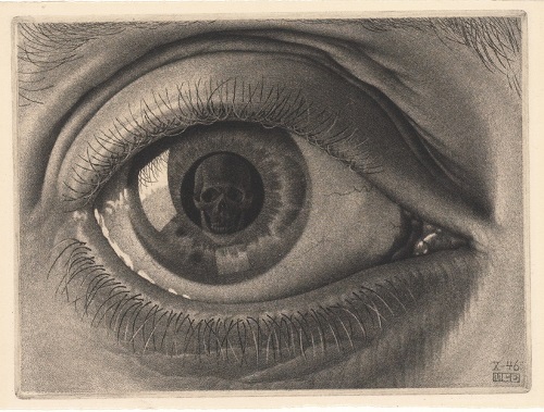  《眼》 1946年 All M.C. Escher works copyright © The M.C. Escher Company B.V. - Baarn-Holland.  All rights reserved. www.mcescher.com