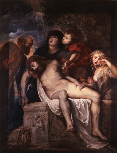 《キリスト哀悼》 ペーテル・パウル・ルーベンス 1603年 油彩／カンヴァス ローマ、ボルゲーゼ美術館